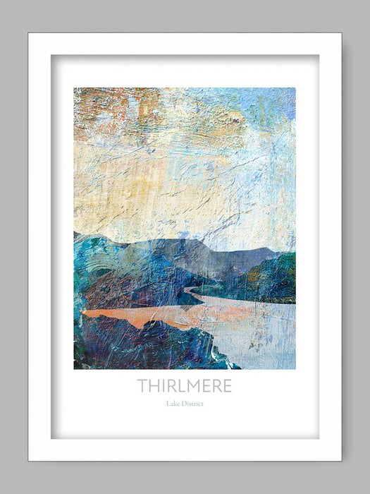 Thirlmere Lake District poster print