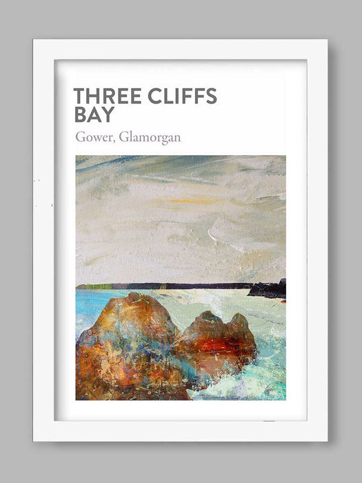 Three Cliffs Bay, Gower Poster Print