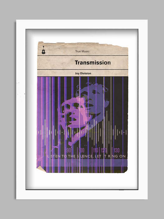 Transmission - Joy Division Book Jacket Print. Inspired by the old retro Penguin book covers