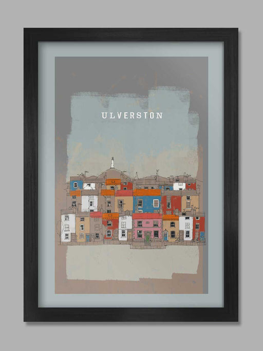 Ulverston Street Scene Poster Print