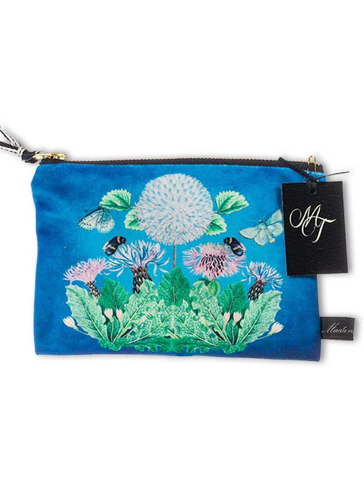 summer garden velvet bag