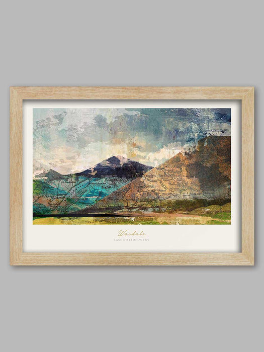 Wasdale - Lake District Views Poster Print. The beautiful valley home to Scafell Pike and a landscape of brooding drama.
