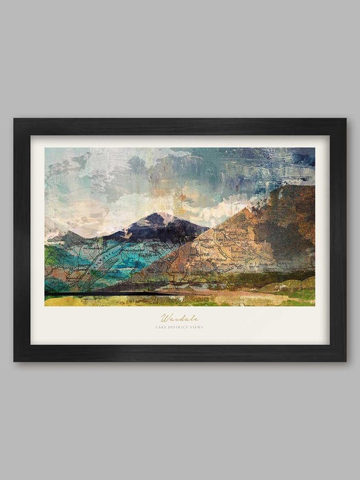 Wasdale - Lake District Views Poster Print. The beautiful valley home to Scafell Pike and a landscape of brooding drama.