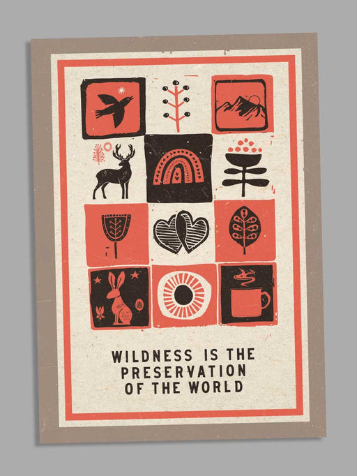 Wildness - Blank Greeting Card card The Northern Line 