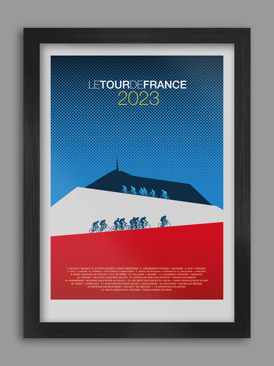 2023 Limited Edition Tour de France Poster — The Northern Line