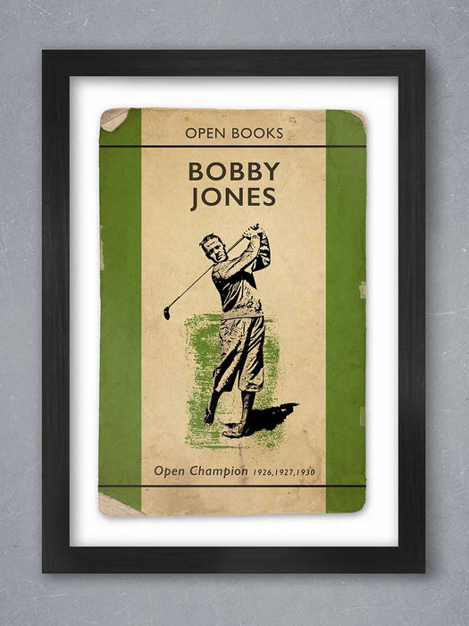Bobby Jones retro style Golf poster print