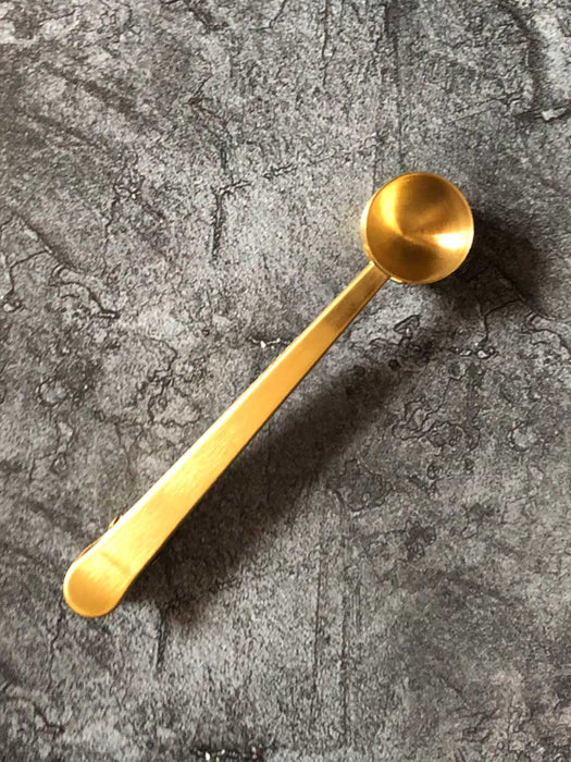 brass coffe scoop