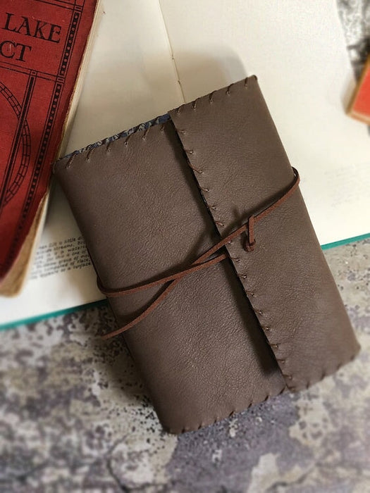 Handmade in Cumbria - Leather Notebooks Gift The Northern Line 