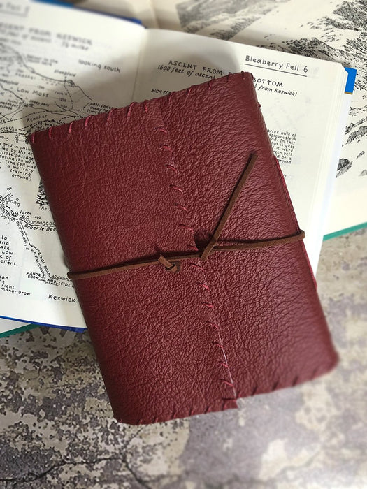 Handmade in Cumbria - Leather Notebooks Gift The Northern Line 