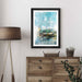 Mevagissey cornwall poster print