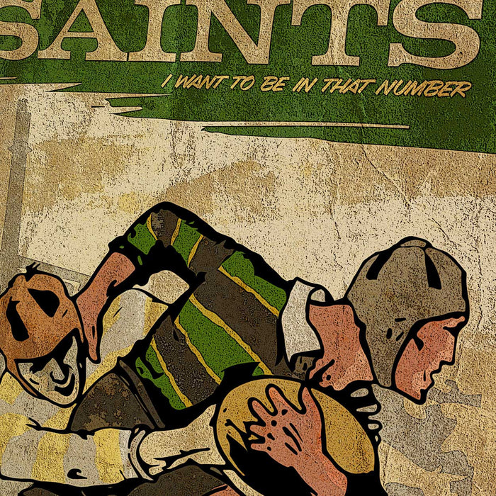 Northampton Saints Rugby Poster Print Posters The Northern Line 