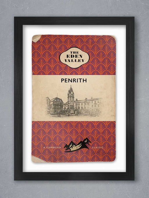 penrith poster print book style vintage retro theme