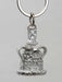 Pewter Royal Crown Keyring traditional gift Lancaster & Gibbings 