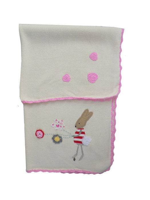 Rabbit Pram Blanket