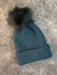 Soft Touch Rib Bobble Hat - Teal classic homeware Eurostick 