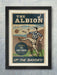 west bromwich albion match day programme style football poster