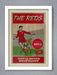 Liverpool FC old programme style football poster print