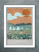 Ullswater lake District retro style poster print