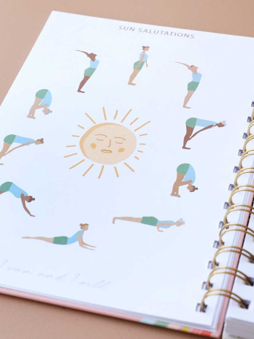 Yoga Positivity Planner classic homeware Lisa Angel 